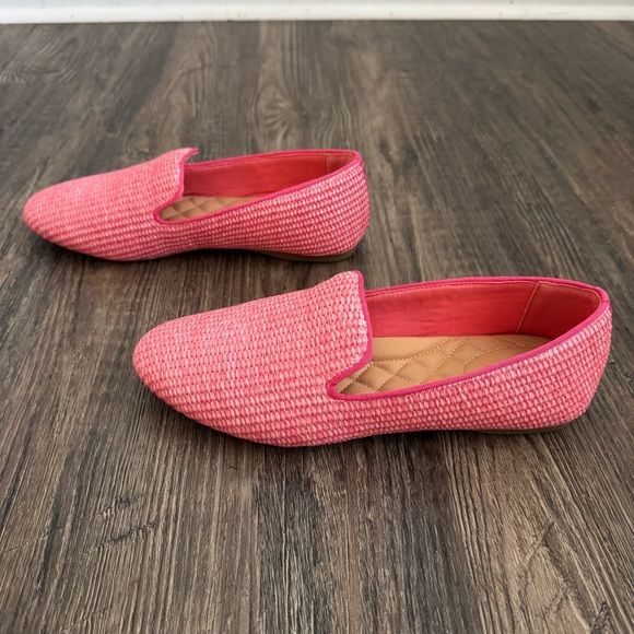 Birdies The Starling Flats in Lipstick Raffia Size 10 - Picture 7 of 13